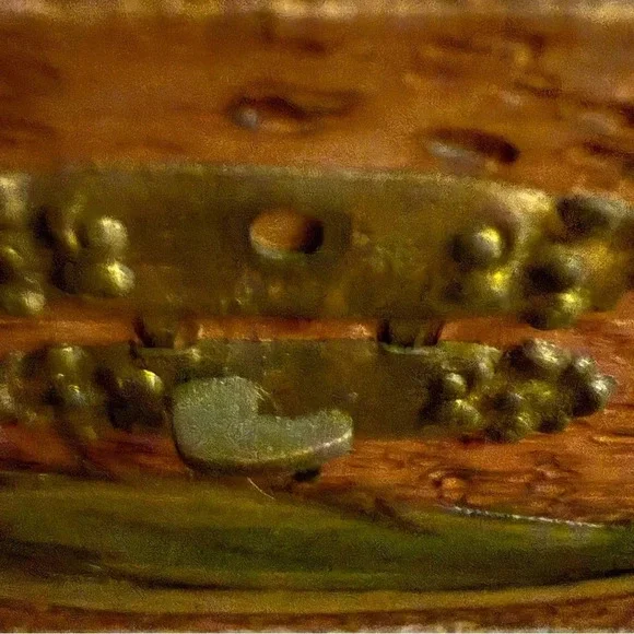 Antique Engraved Wood Cigar Box Ibor City - Picture 5 of 7